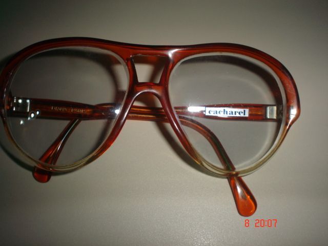 rame ochelari vintage aurii sau plastic Row, Cacharel