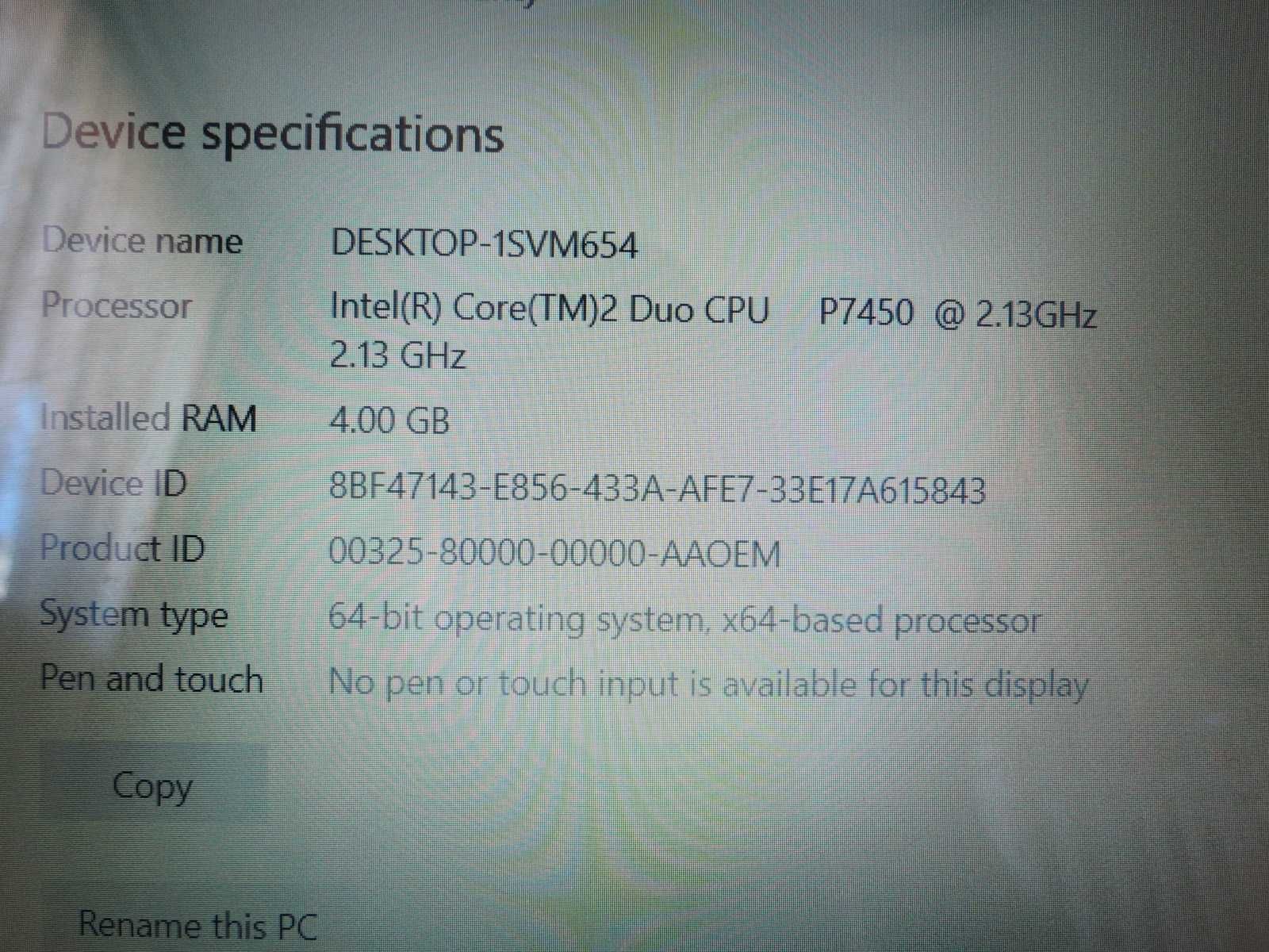 Packard Bell Display 18.4" FHD Core 2 Duo 4GB Ram 128GB SSD Blu-Ray