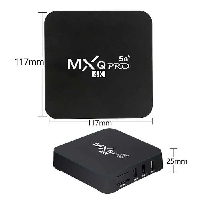Mini PC TV Box Techstar® MXQ PRO UltraHD 4K, TV BoxQuad-Core 64 Bit