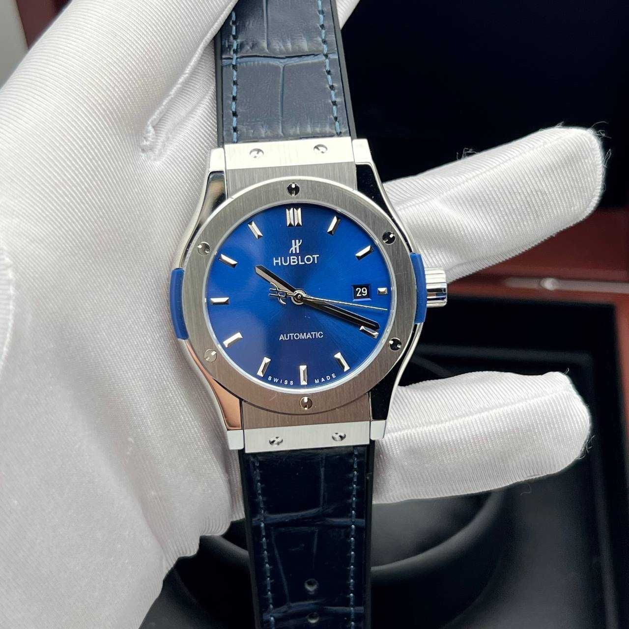 hb classic fusion 42mm сребро/колекция