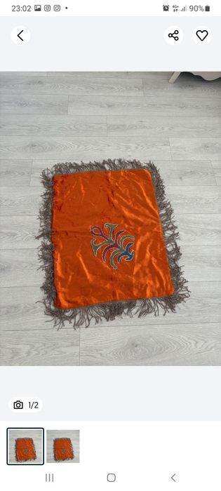 Чехол для подушки из бархата