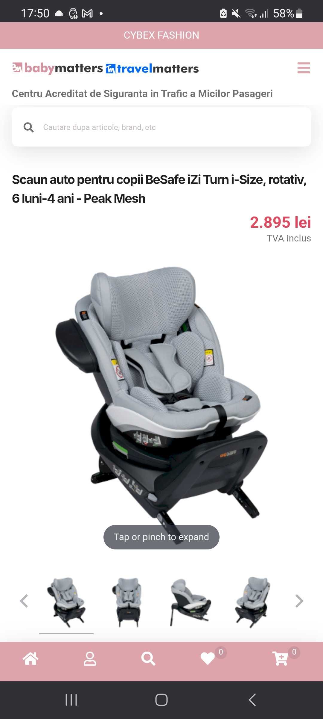 Scaun auto copil 4l luni-4 ani Besafe