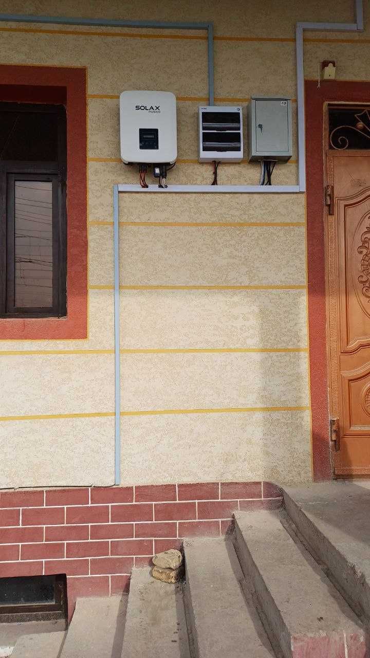 Установка солнечных панелей
