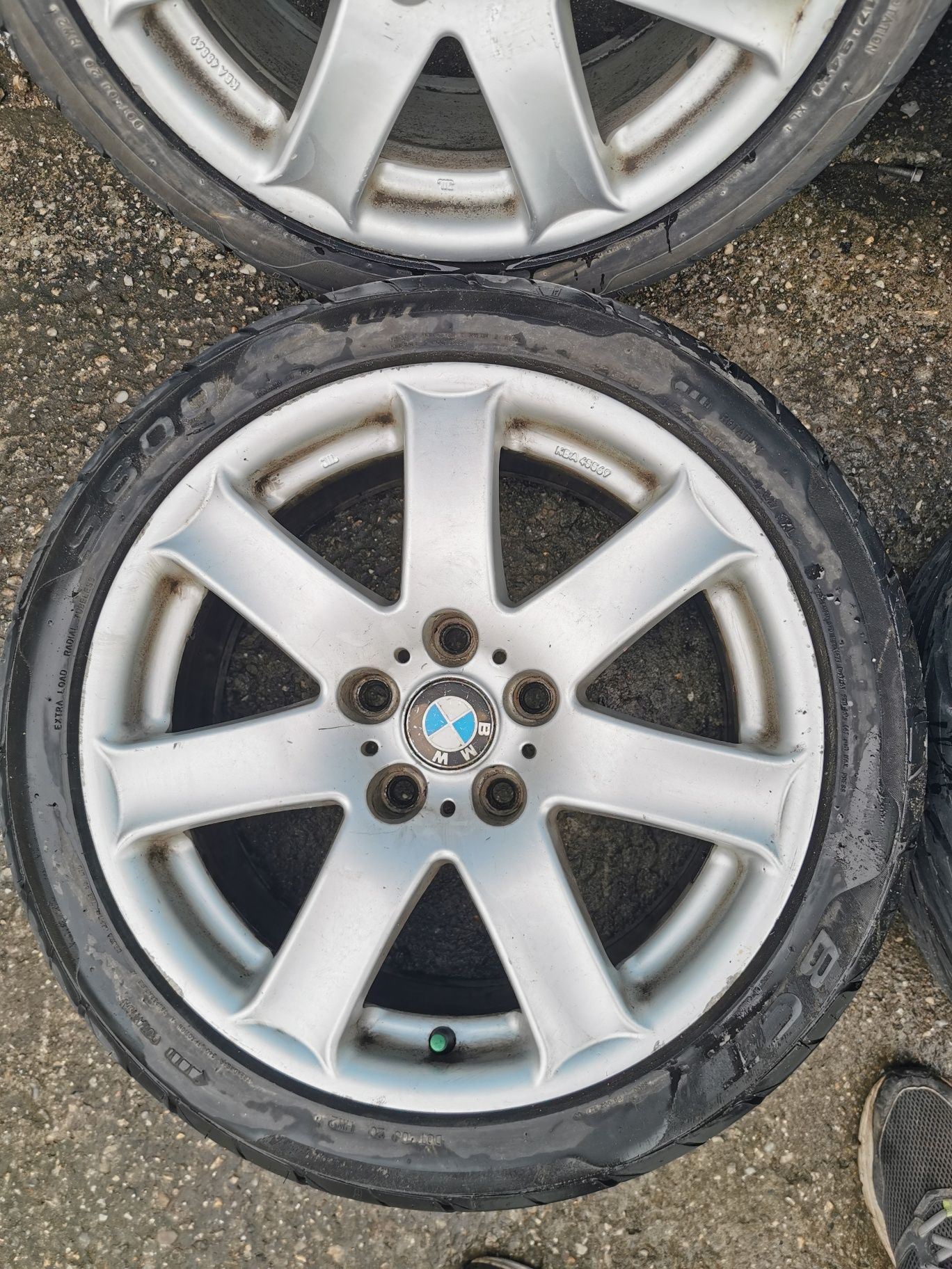 Jante BMW 5x120 ET20 J8 roti Rial cu anvelope vara ca noi 225/45/R17