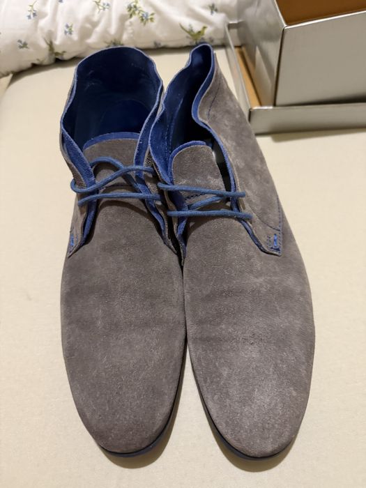 Ghete barbati piele intoarsa smart casual