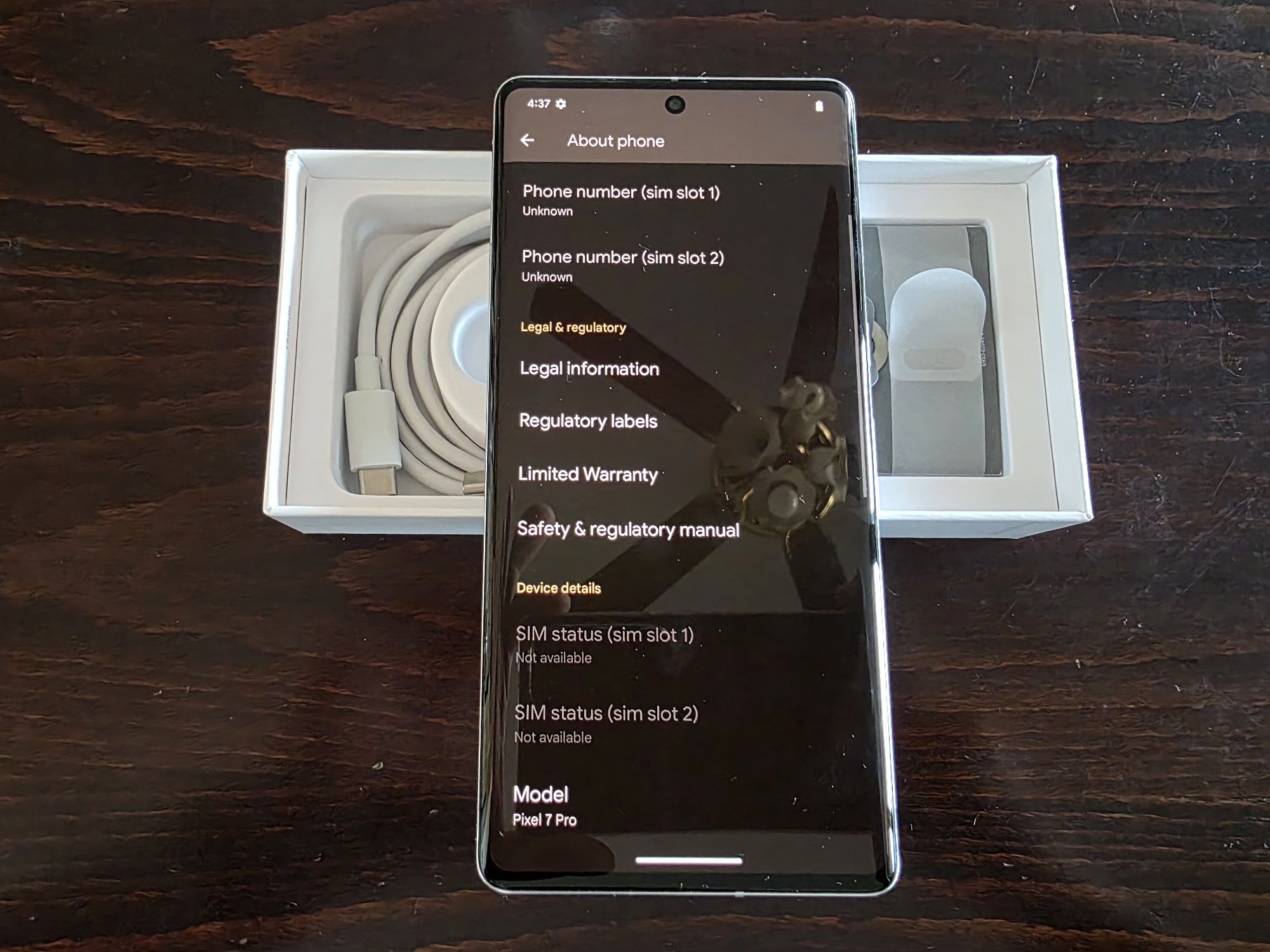 Pixel 7 pro 256Gb