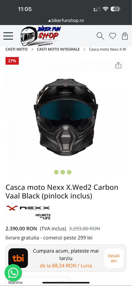 M Casca moto Nexx WEED 2 Carbon