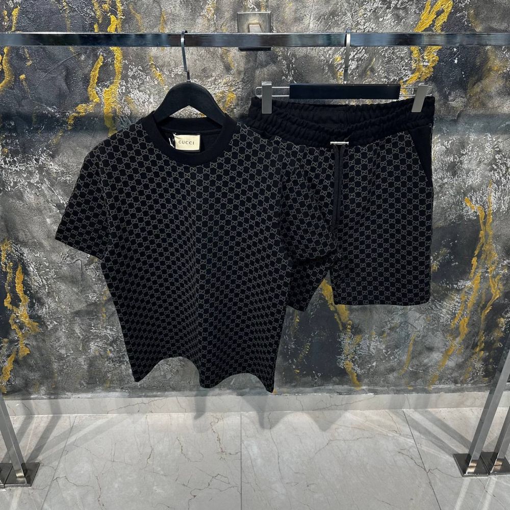 Compleu Louis Vuitton Gucci set pantaloni scurti tricou