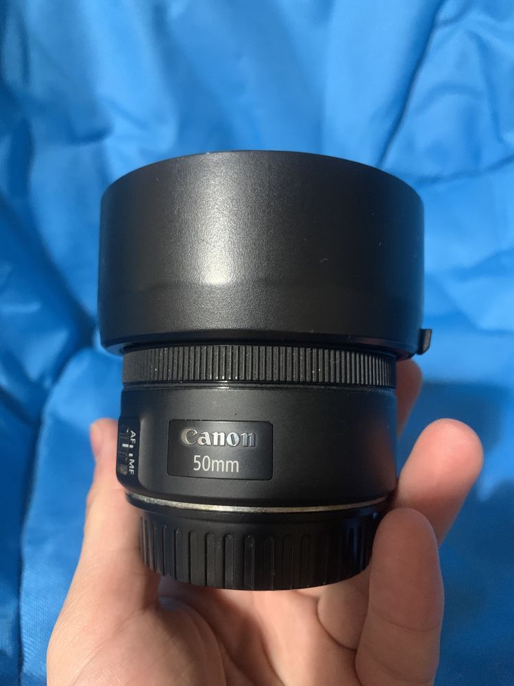 Obiectiv Camera 50mm f1.8 cadou Aprat foto 700d Canon EF-S evenimente