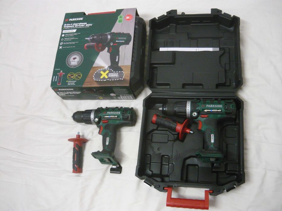 Bormașină pistol inșurubat impact NOU pe acumulator 12 V Parkside