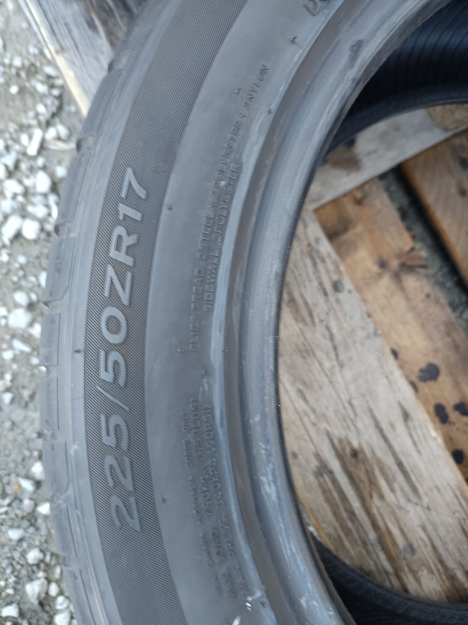 225 50 R 17 Hankook Дот 0222