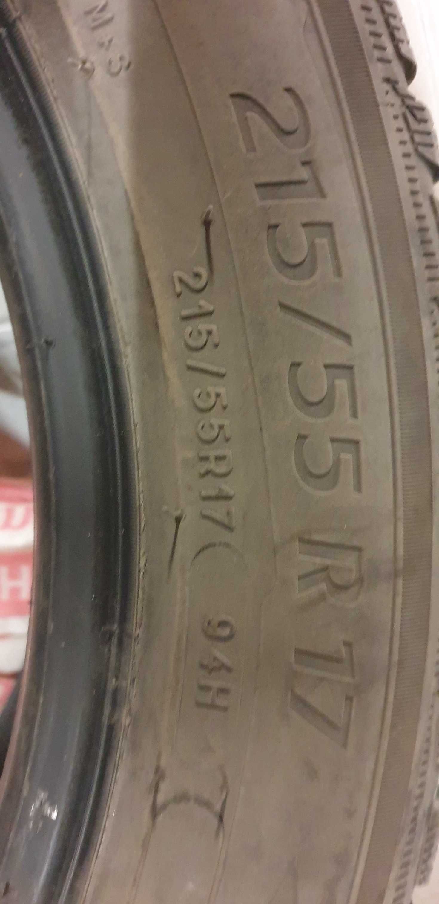 Мишелин 215/55/17" 4 зимни гуми (и отделно 175/65/15R зимни-летни)