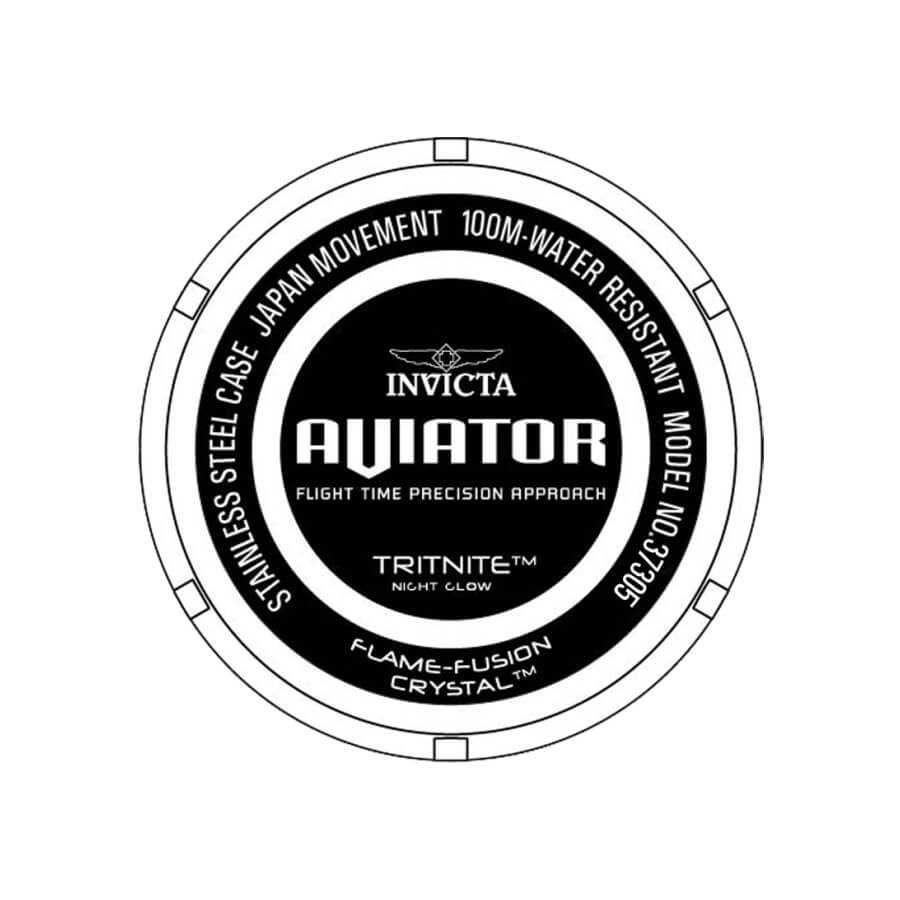 Дамски часовник Invicta Aviator Mother of Pearl