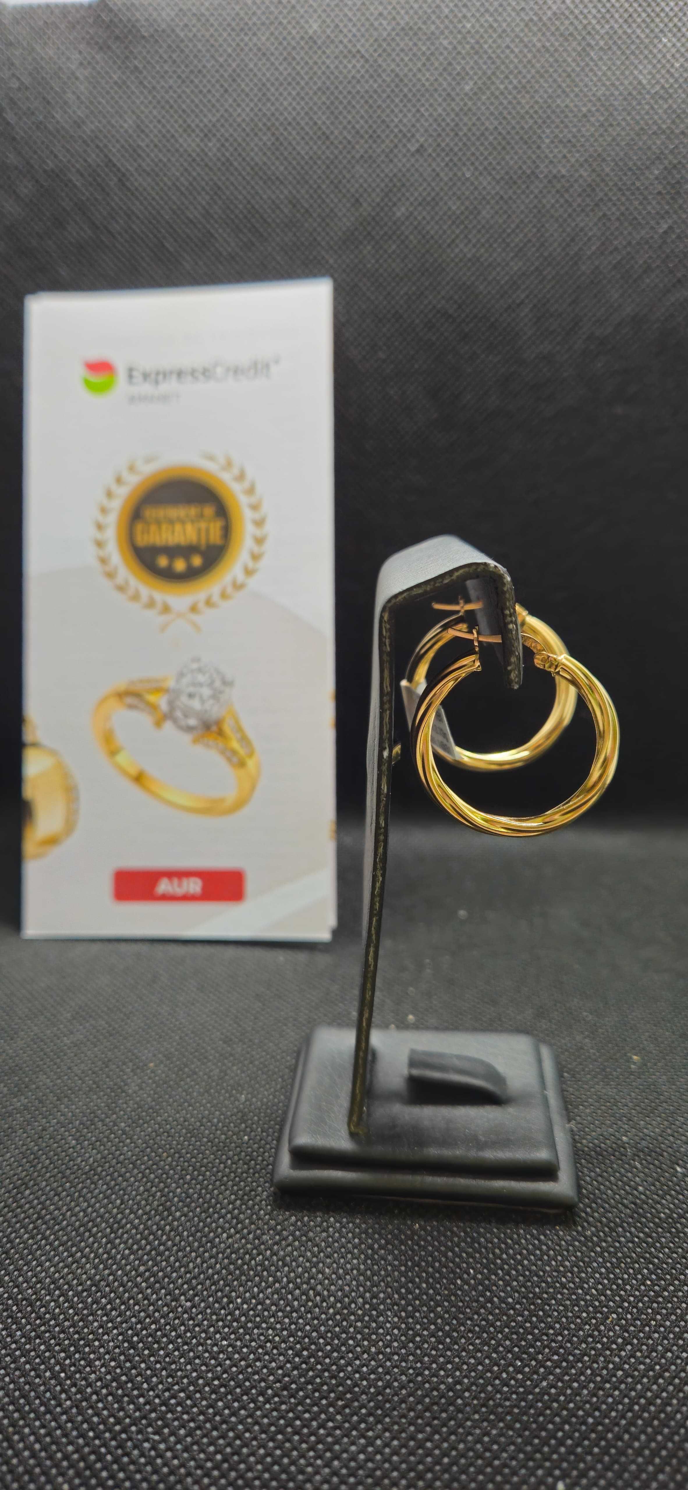 Cercei aur 14K 3.73g (AG31 Barboi b23591)