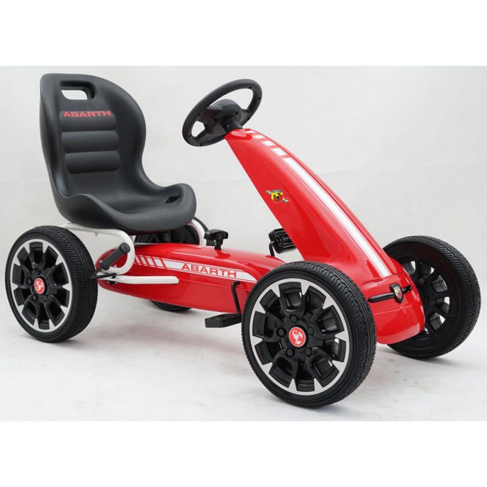 Картинг Abarth Pedal Go Kart с меки гуми