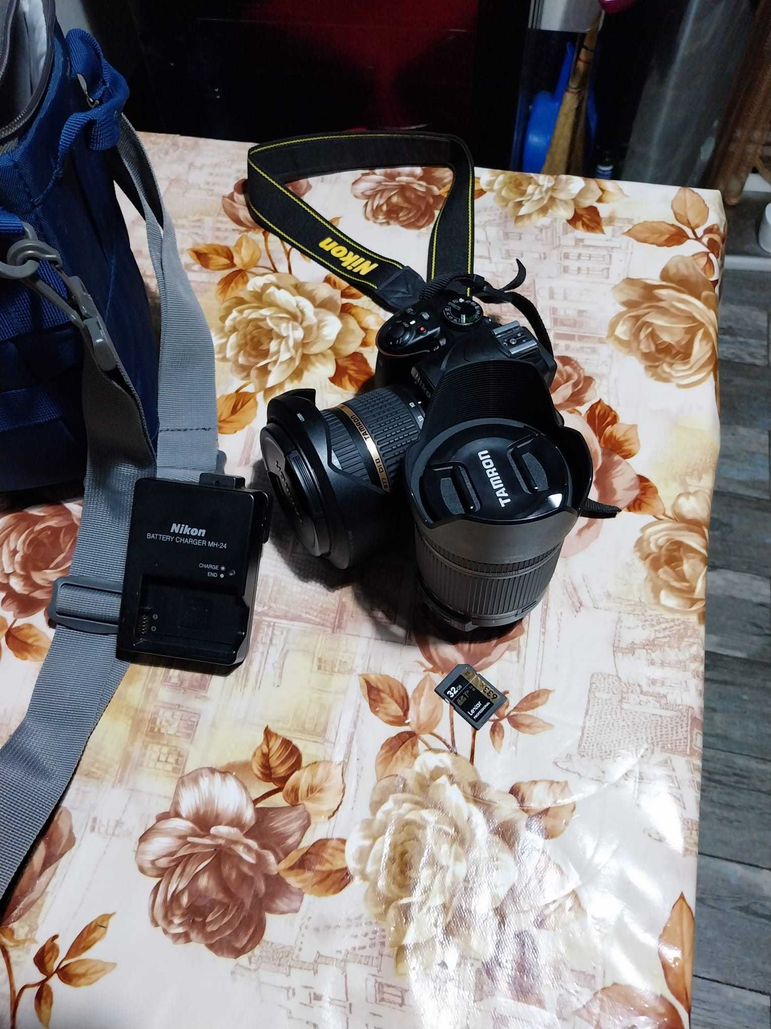 nikon d3400 cu obiectiv tamron AF 18-200mm f/3.5-6.3 nikon di 2