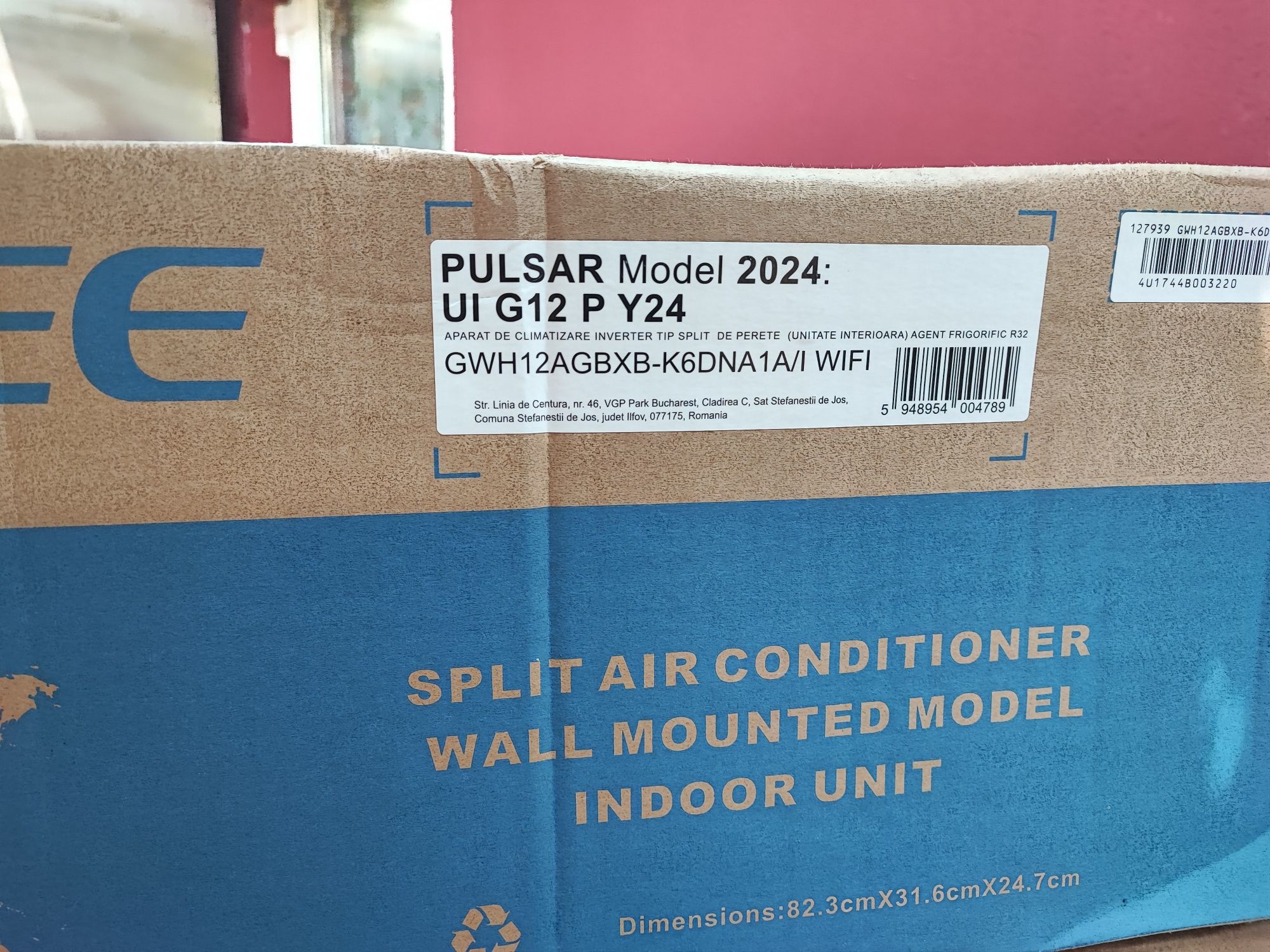 Aparat de aer conditionat Gree Pulsar NEW 2024 GWH12AGBXB-K6DNA1A, 120
