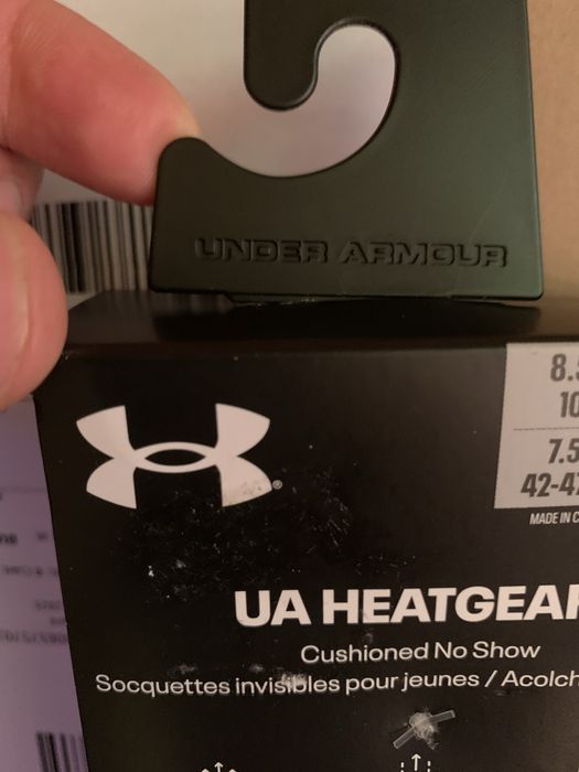 Șosete Under Armour UA HeatGear 3 Perechi  Albe