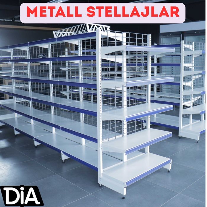 Стеллаж металлический сборный, konstruktiv metall stellajlar