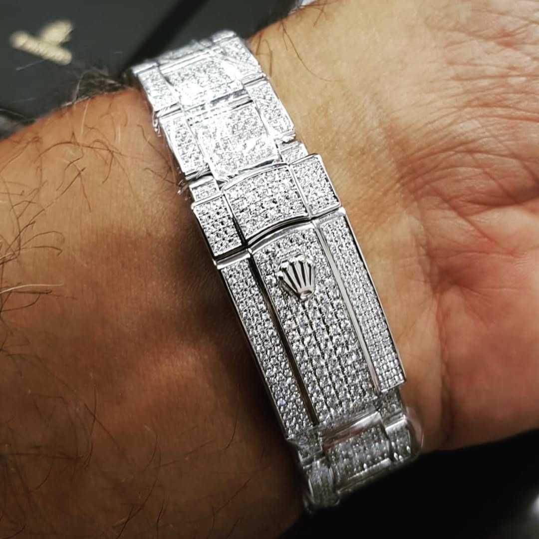 Мъжки / Часовници 41mm Icedout сребро