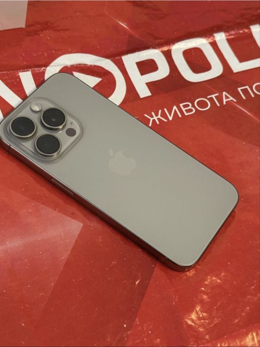 512GB iPhone 15 Pro Technopolis Гаранция до 2025 г. Natural