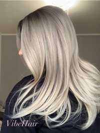 Peruca blond deschis