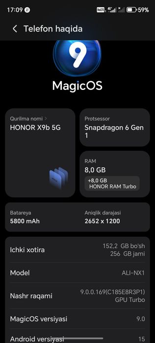 XONOR X9 B 5 G srochni sataman