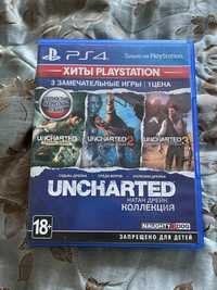 Обменяю игру Uncharted Натан Дрейк Коллекция playstation 4 диски