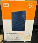 HDD extern WD My Passport for Mac 5TB, 2.5",USB3.2,Gen1,Type-C,sigilat