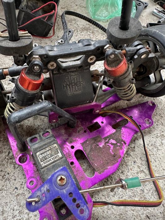 Automodel rc nitro cu telecomanda + piese schimb