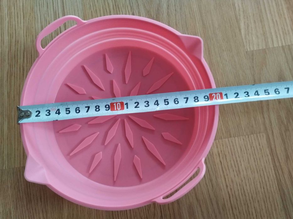 Нова силиконова тавичка за еър фрайър, сгъваема