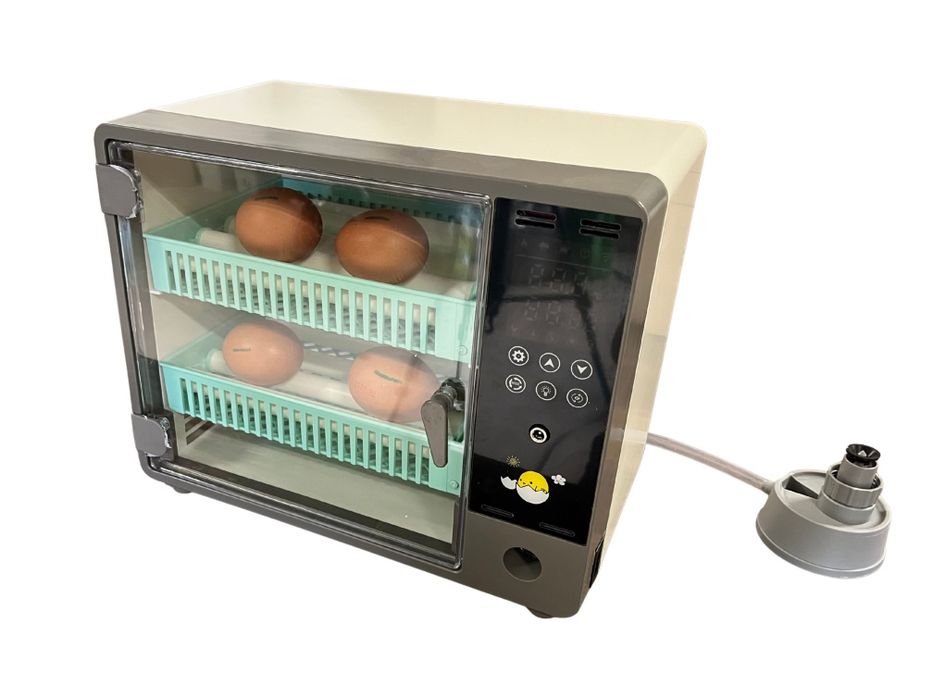 Инкубатор за яйца, 24 яйца, автоматичен контрол на влажността, PID кон