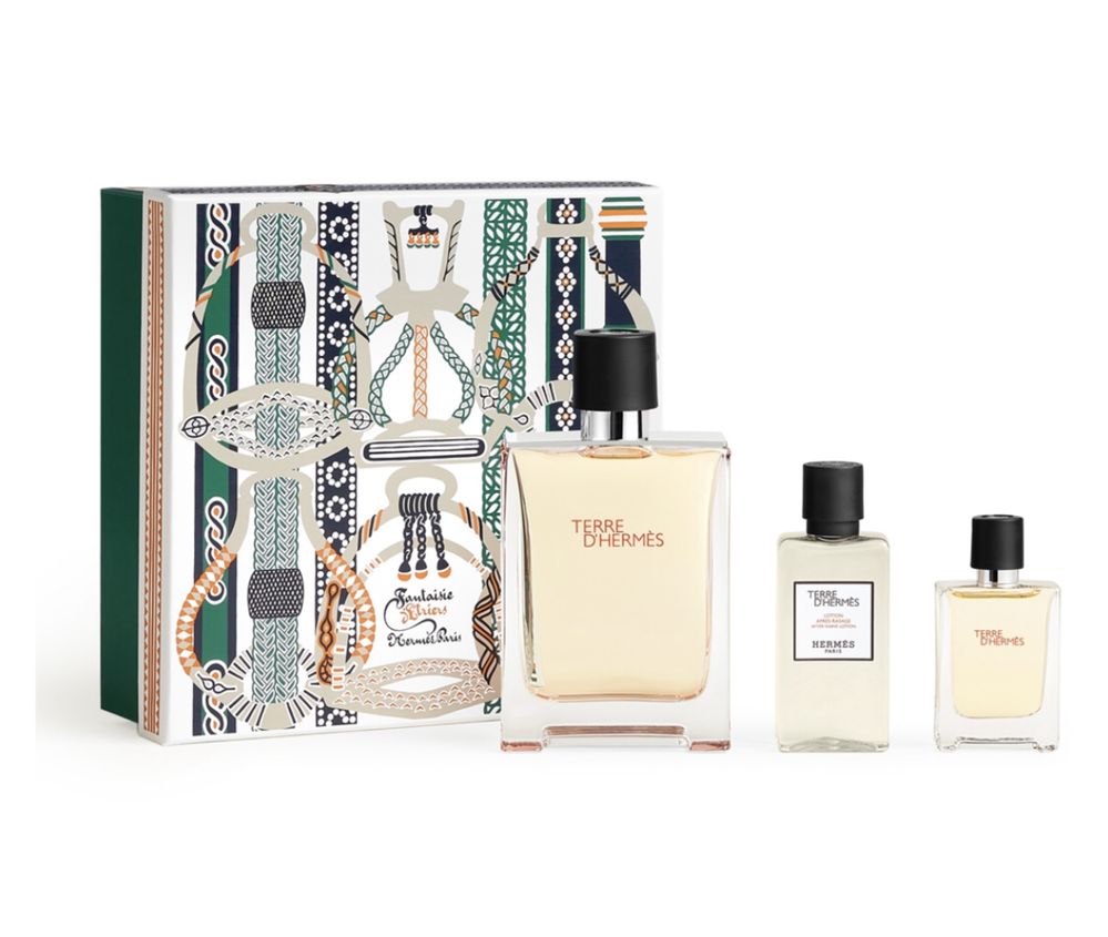 HERMES TERRE D´HERMÈS Eau de Toilette Set 100ml EDT/12,5ml EDT/40ml