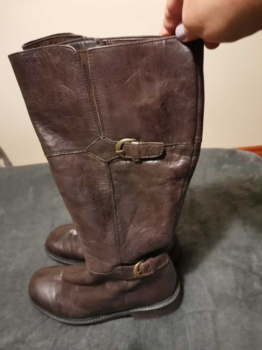 cizme piele naturala maro 39