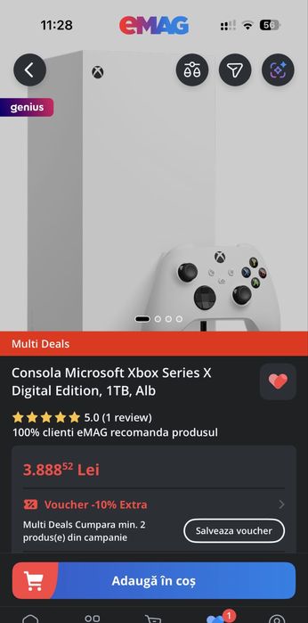 Xbox series x Digital (Model 2025)  2 x Controller