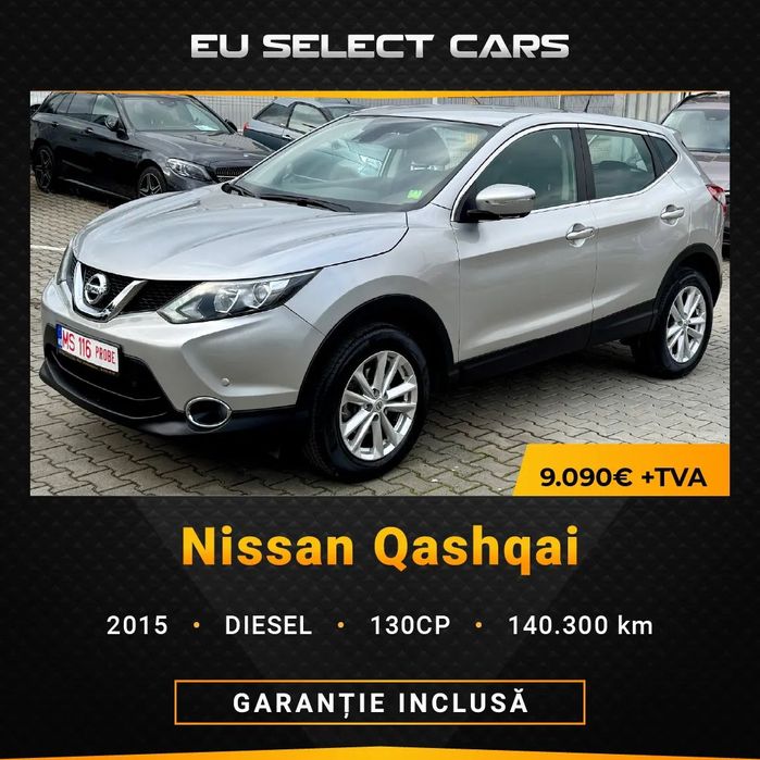 Nissan Qashqai Rate fixe si Cash, Tva deductibil, Garantie