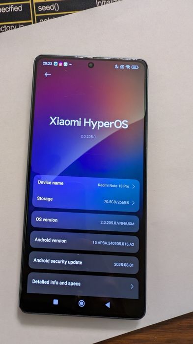 Xiaomi redmi note 13 pro 8/256