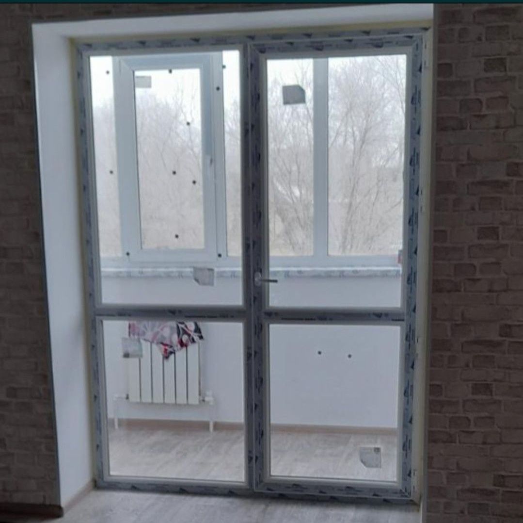 Пластиковые окна двери витражи балкон  Немецкий