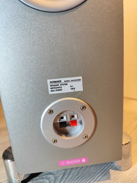 Boxe difuzoare cu subwoofer 5.1 5+1 Normadie 8ohm sateliti aluminiu