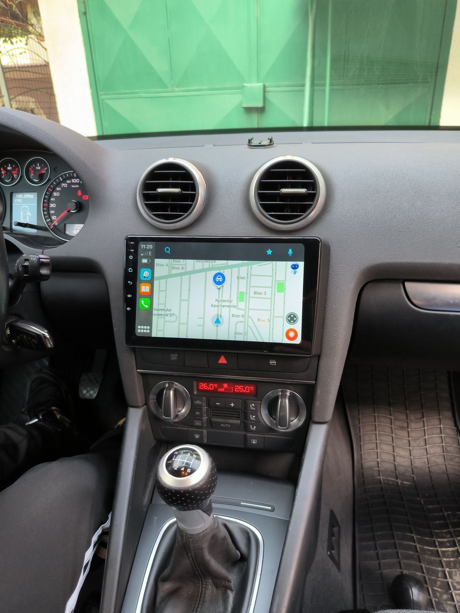 Navigatie Android Audi A3 WiFi internet Waze YouTube GPS