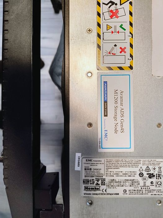 Avamar EMC ADS Gen4S M1200 Storage ,12x 2TB HDD 1x E5-2603 32GB RAM 2U