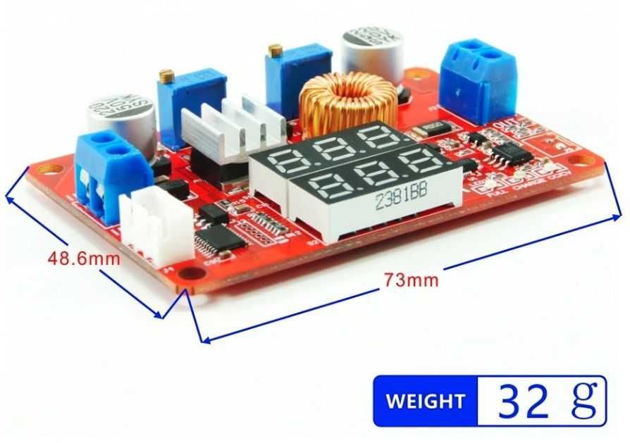 Sursa stabilizata tensiune curent reglabile CC CV 35V 5A dual display