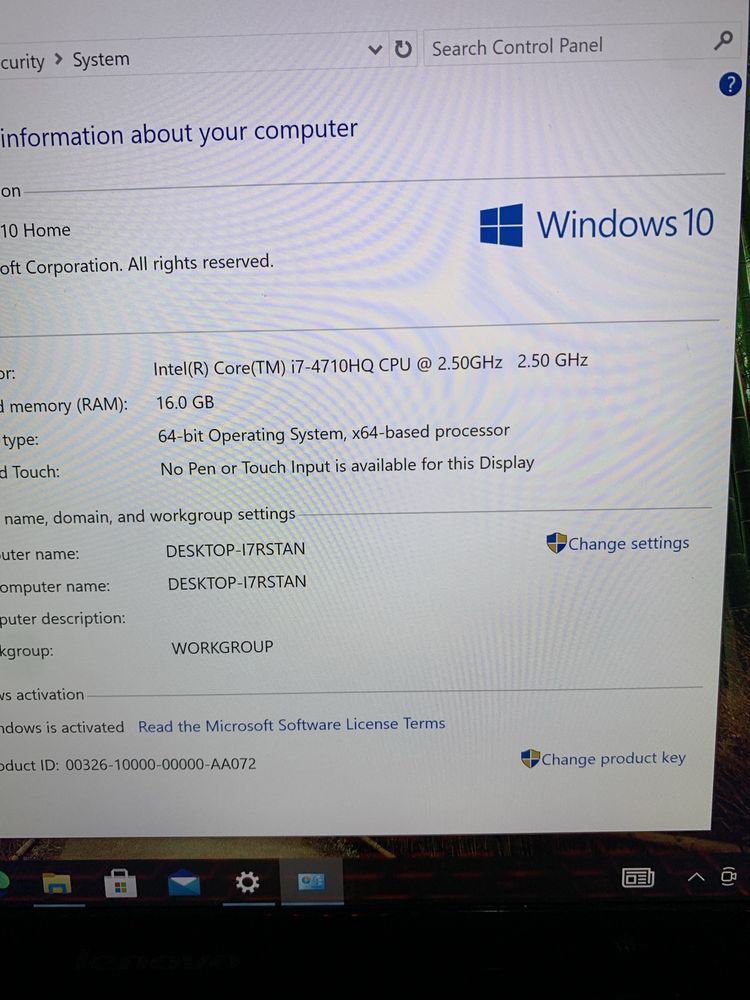 Laptop Gaming Lenovo Y50-70, display 4k, 4gb GTX,i7, 16gb ram, 1 tera