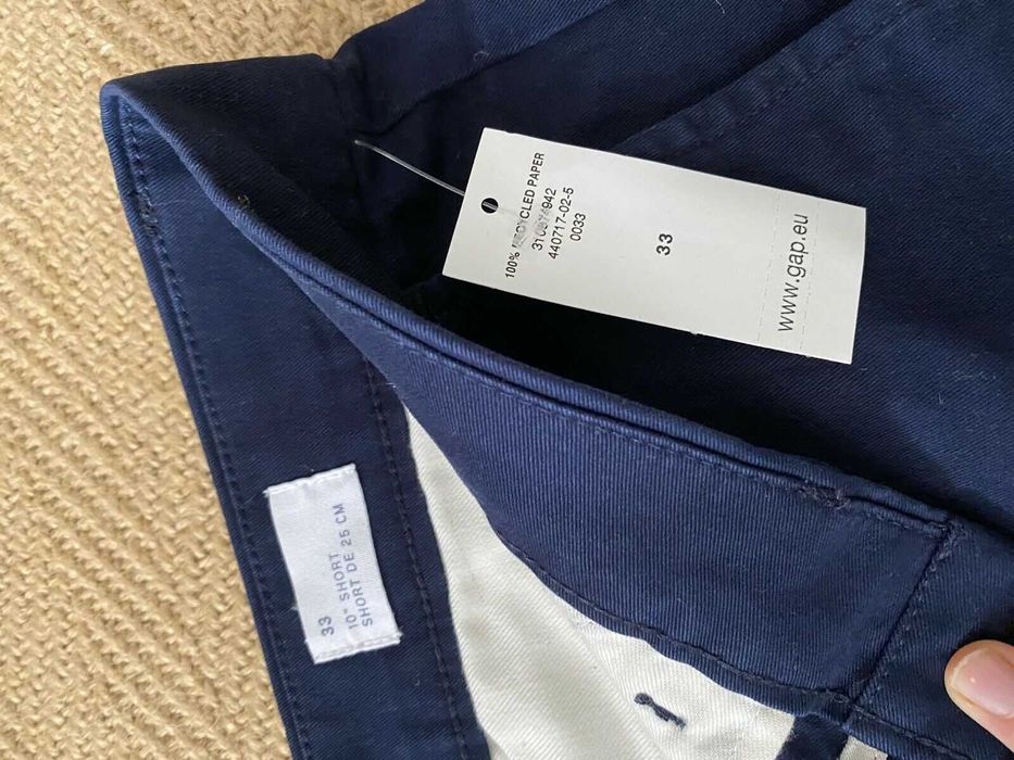 Нови GAP мъжки шорти бермуди къси панталони shorts chinos men
