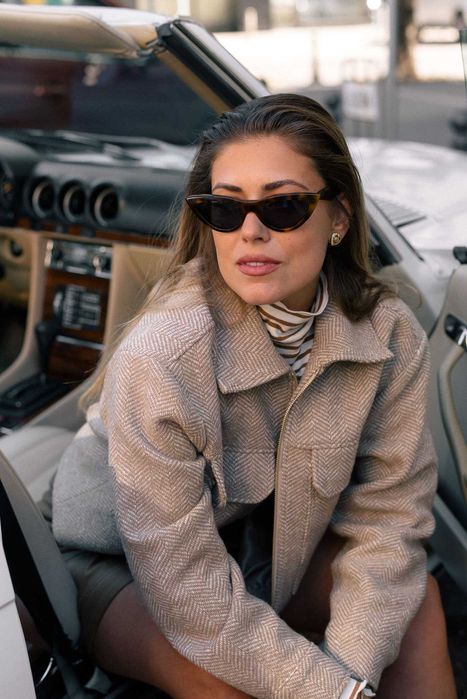 Вълнено бомбер яке DENINA MÁRTIN