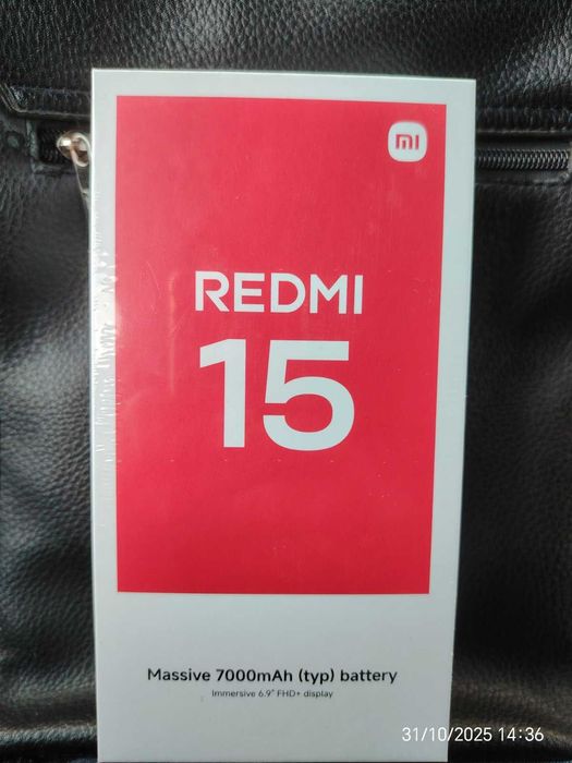 Xiaomi Redmi 15 Чисто нов. 3 години гаранция!!!