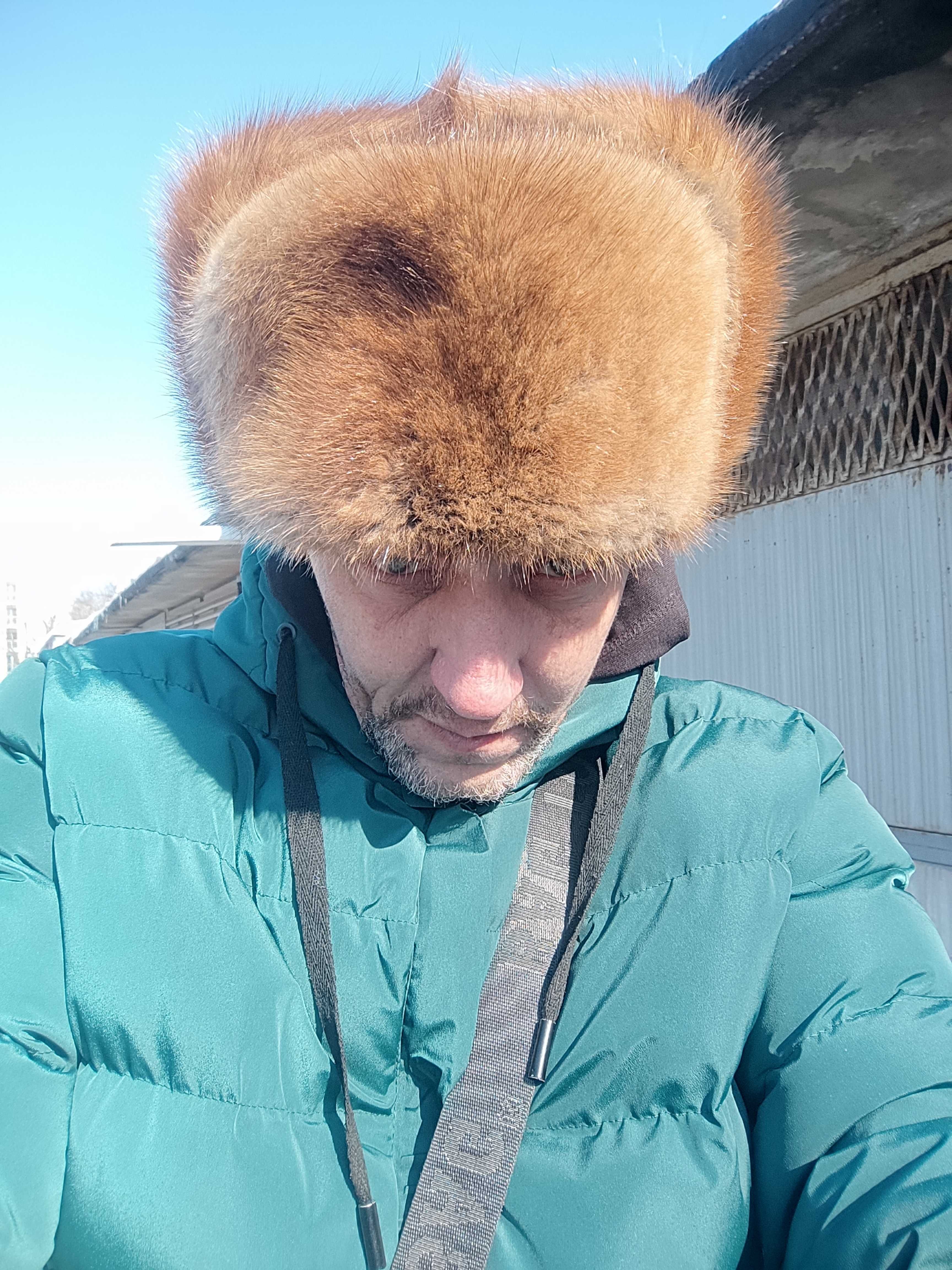 Шапка калпак от лисица