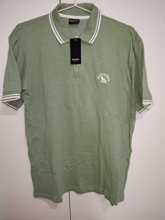 Мъжка тениска с яка