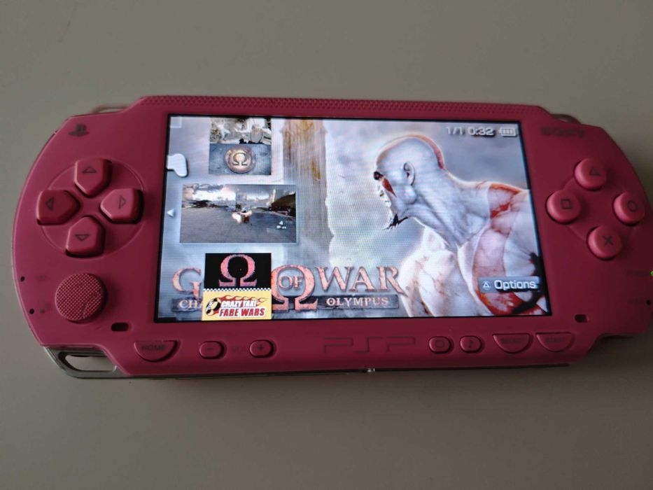 Sony PSP 1000 Pink Limited Edition - качени много игри