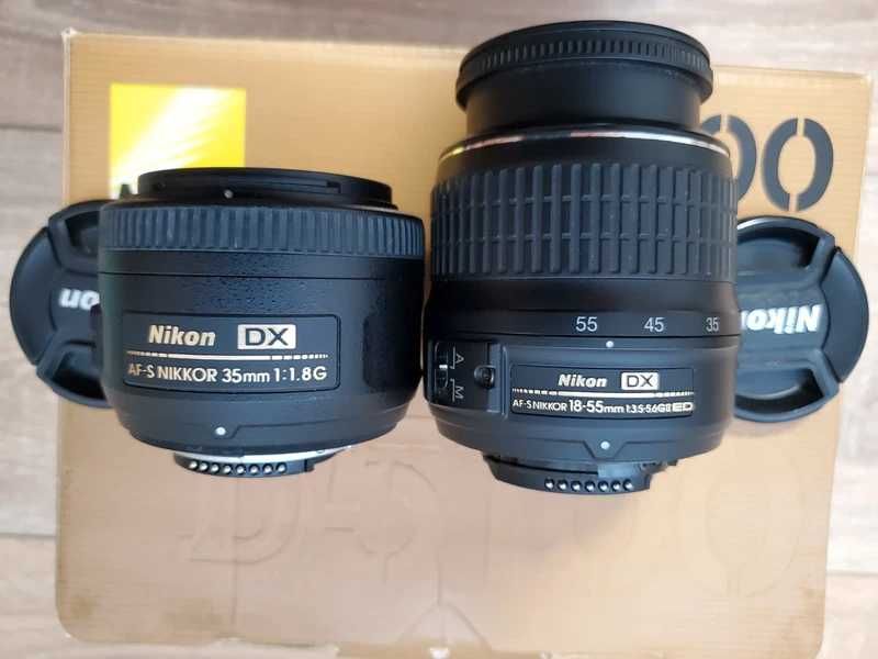 Set Nikon D5100 DSLR – cu 2 obiective si trepied